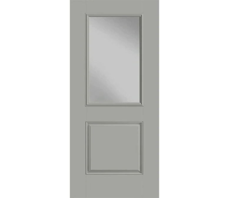 Norwalk Half Light 1 Panel Fiberglass Entry Door