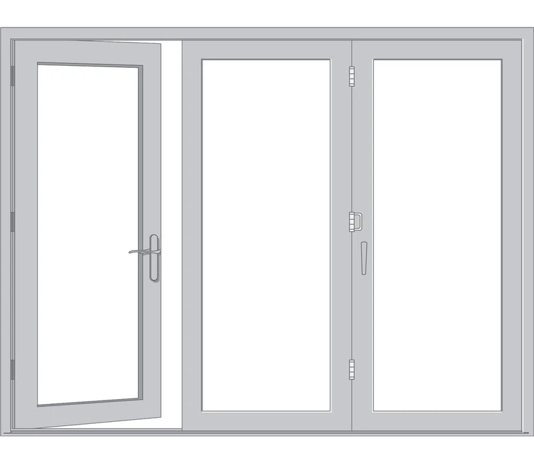 Norwalk Pella Architect Reserve Series Contemporary Bifold Patio Door