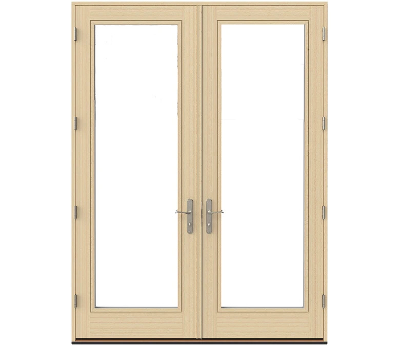 Norwalk Pella Lifestyle Series Wood Double Hinged Patio Doors