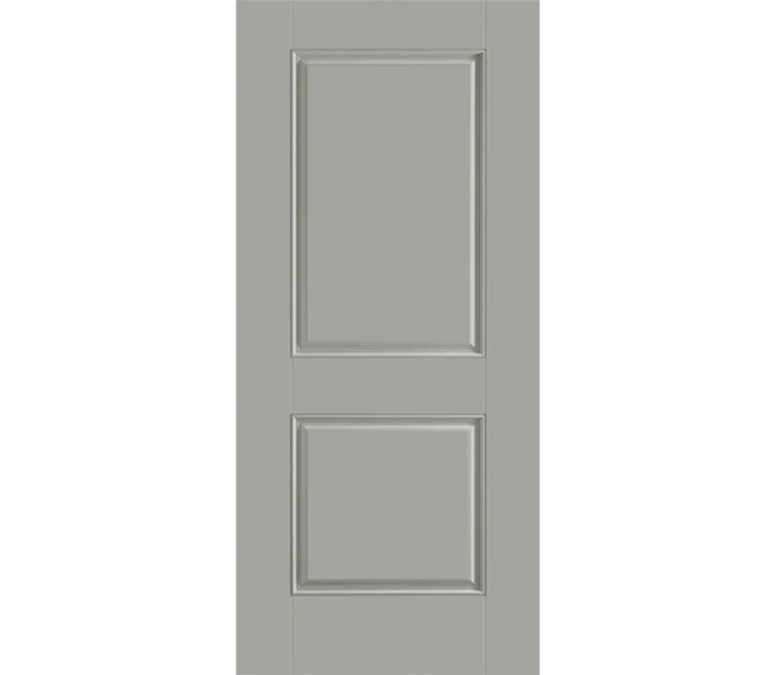 Norwalk Two Panel Square Fiberglass Entry Door